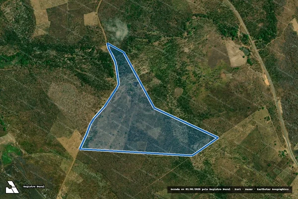 Imagem de satélite de Asa Branca - Parte 1 em Buriti Bravo - MA
