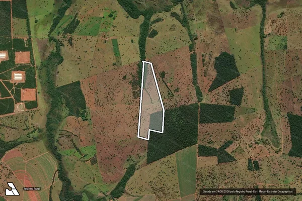 Imagem de satélite de Fazenda Monte Verde I - 001 em Comendador Gomes - MG