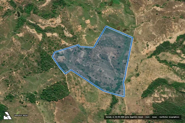 Imagem de satélite de FAZENDA VALA VERDE - GLEBA 01 em Itueta - MG