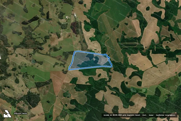 Imagem de satélite de Fazenda Araucária - Parte 2 em Campos Novos - SC