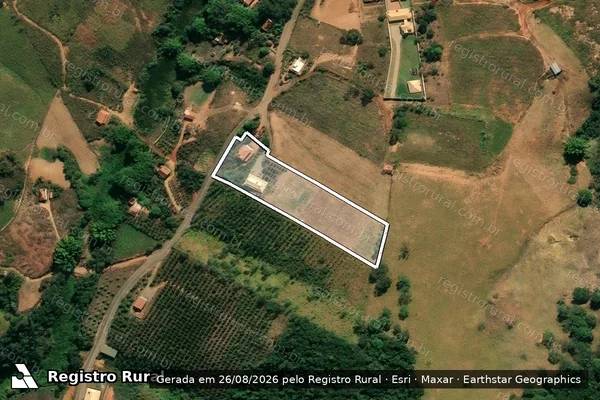 Imagem de satélite de SÍTIO SANTO ANTÔNIO - Parte 1 em Belo Vale - MG