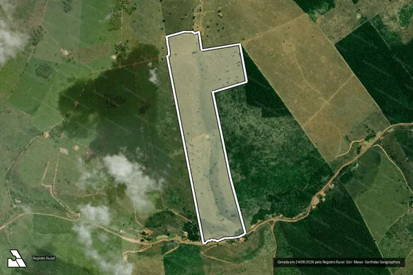 Imagem de satélite de Gleba Buriticupu – Lote 24 –Fazenda Bela Vista / Parte 01