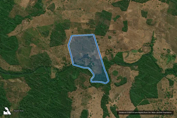 Imagem de satélite de FAZENDA PASSAGEM DA ALDEIA em Porto Franco - MA