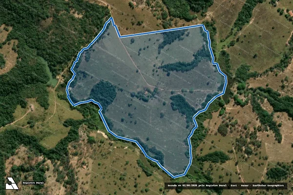 Imagem de satélite de FAZENDA MUCAMBA - Parte 1 em Bom Despacho - MG