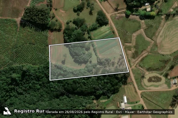 Imagem de satélite de Parte Lotes Rurais 63/65/67 - Parte 2 em Antônio Prado - RS