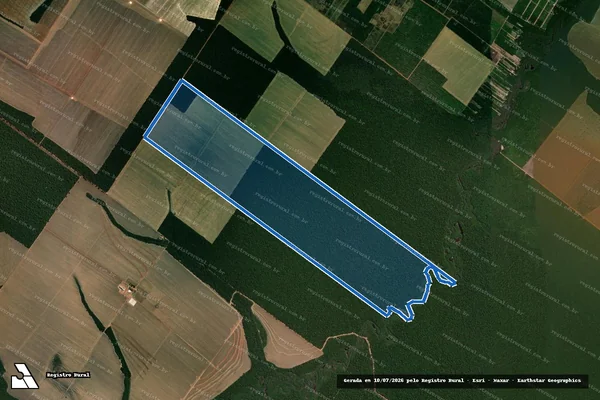 Imagem de satélite de Lote A em Cláudia - MT