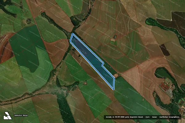 Imagem de satélite de SITIO GALISTEU - Única em São Pedro do Ivaí - PR