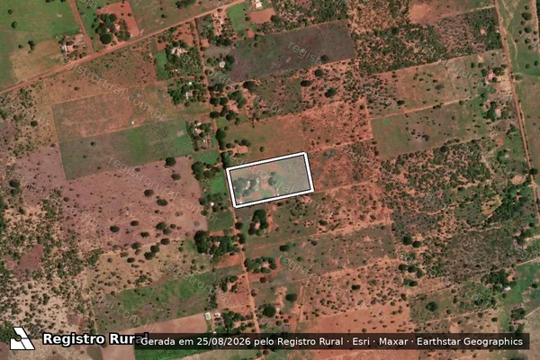 Imagem de satélite de FAZENDA TAMBORIL e CAPÃO - Gleba 17A em Vila Boa - GO
