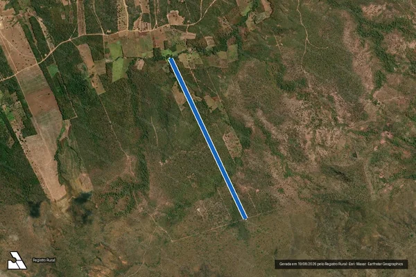 Imagem de satélite de FAZENDA SAPUCAI - PARTE 5 em São Raimundo das Mangabeiras - MA