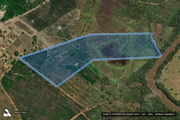 Imagem de satélite de FAZENDA SÃO TIAGO - 001 em Arinos - MG