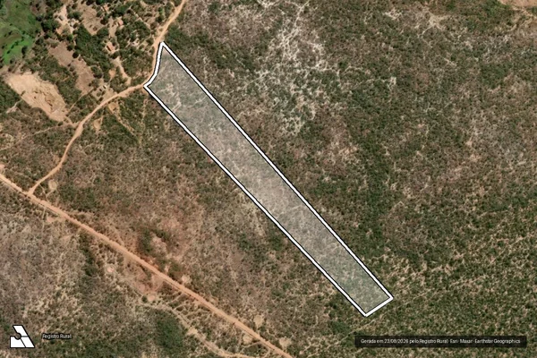 Imagem de satélite de Fazenda Barreiro de Santana - Parte 2 em Montalvânia - MG