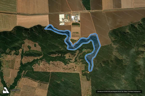Imagem de satélite de Fazenda São José ? Parte 2 - PARTE 2 em Poxoréu - MT