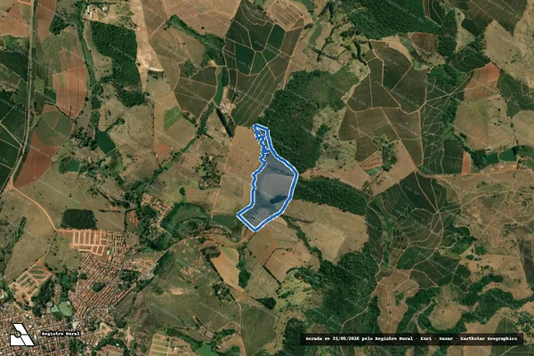 Imagem de satélite de Fazenda Café Velho - PARCELA 01 em Arceburgo - MG