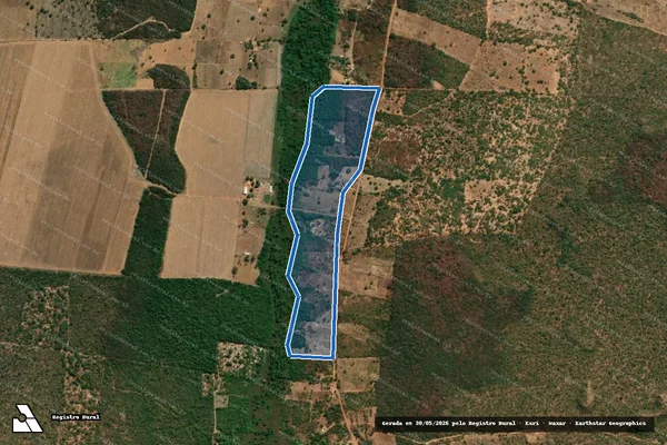 Imagem de satélite de Fazenda Volta - Fazenda Volta ? Gleba A em Baixa Grande do Ribeiro - PI