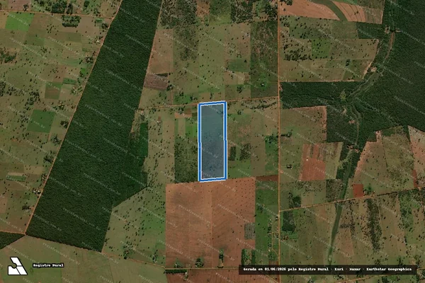 Imagem de satélite de PROJETO DE ASSENTAMENTO ALDEIA - LOTE 85 - Parte 85 em Bataguassu - MS