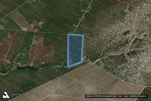 Imagem de satélite de FAZENDA MIMOSO - LOTE 03 - 001 em Arinos - MG