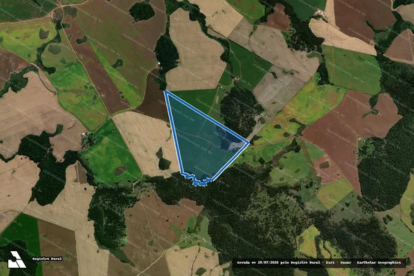 Imagem de satélite de Imovel Santo Antonio - Parte 02 em Pinhão - PR