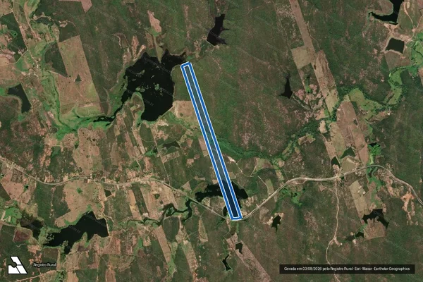 Imagem de satélite de FAZENDA VILA REAL - Parte 8 em Solonópole - CE