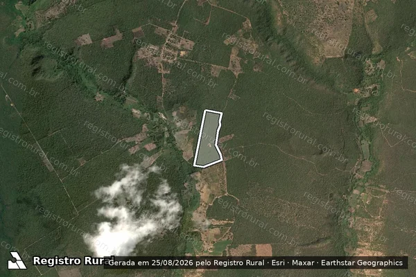 Imagem de satélite de Lote-12 ? PA São Francisco N°5 - Perímetro em Utinga - BA