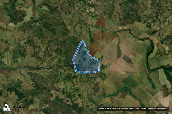 Imagem de satélite de FAZENDA BOI DE OURO - Parte 1 em Maracaju - MS