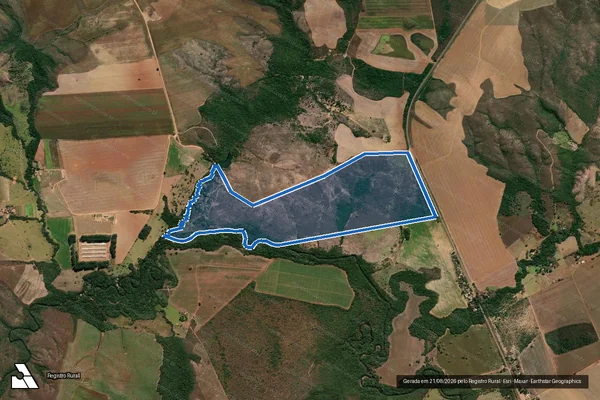 Imagem de satélite de FAZENDA MUCURIPE - Parte 1 em São João d'Aliança - GO