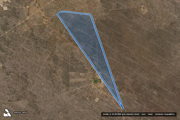 Imagem de satélite de Fazenda Ponto Cruz, Data Curral do Campo - Parte 1 em Dom Inocêncio - PI