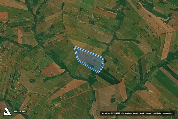 Imagem de satélite de LOTES RURAIS Nºs 802 e 803 - - em Altônia - PR