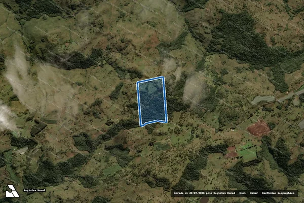 Imagem de satélite de Fazenda Estancia do Meio - Parcela 1 em São Joaquim - SC