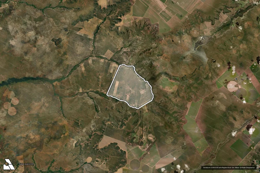 Imagem aérea do item B