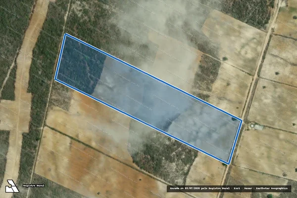 Imagem de satélite de PROJETO DE ASSENTAMENTO BOA VISTA ? LOTE 9 - Parte 1 em Lajes - RN