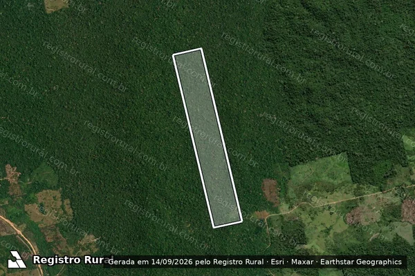 Imagem de satélite de SÍTIO NOVA FLORESTA – ARURI 2-T / Parte 1