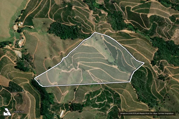 Imagem de satélite de Córrego do Sovaco - PARCELA 06 em Mutum - MG