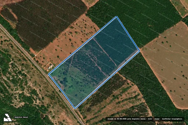 Imagem de satélite de Fazenda RM - Parte 1 em Corguinho - MS