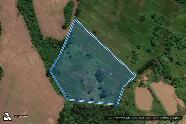 Imagem de satélite de Rancho C - Parte 4 em Piraí do Sul - PR