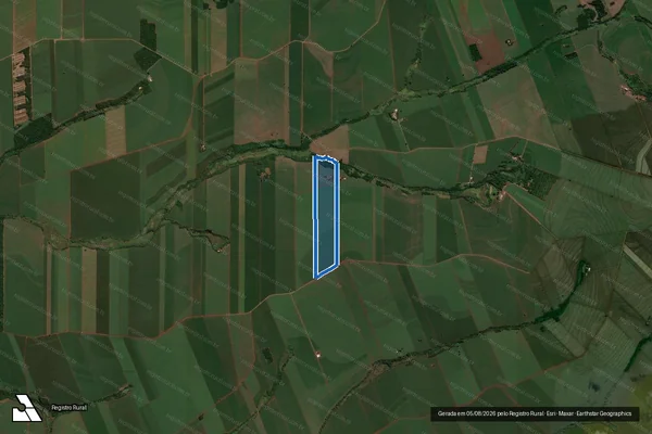 Imagem de satélite de Lote 43 - Parte 1 em São Jorge do Ivaí - PR