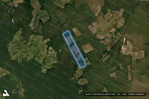 Imagem de satélite de ESTÂNCIA BOM JARDIM - Parte 1 em Comodoro - MT