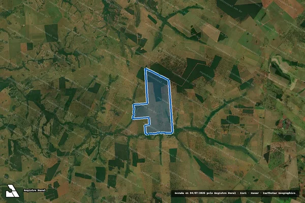 Imagem de satélite de Fazenda Costa Rica em Nioaque - MS