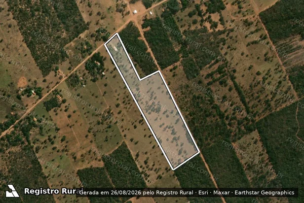 Imagem de satélite de ACRIPER - Lote 16 em Rochedo - MS