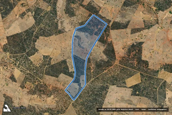 Imagem de satélite de SÍTIO BAIXA DA PEDRA DO MOCÓ - FAZENDA URUBÚ - Parte 1 em Afrânio - PE