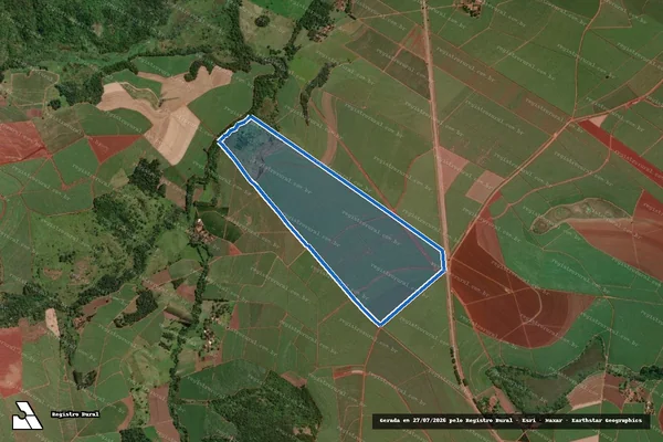 Imagem de satélite de Fazenda Perobal em Macatuba - SP