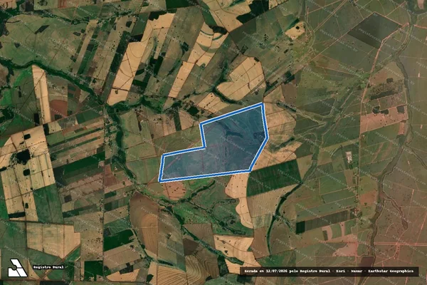 Imagem de satélite de Fazenda Figueira - Gleba B em Mesópolis - SP