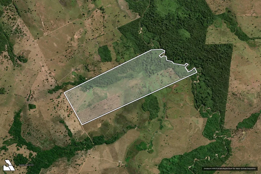 Imagem aérea do item B