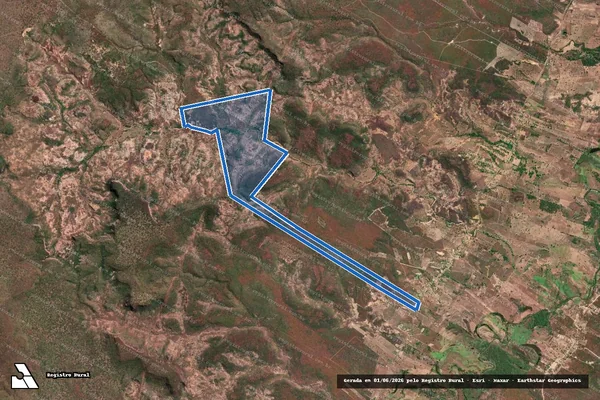 Imagem de satélite de GROTA FUNDA DA DATA VÁRZEA GRANDE - PARCELA 01 em Canavieira - PI