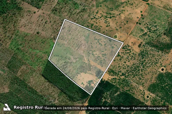 Imagem de satélite de Fazenda São Francisco - Parcela 1 em Poção de Pedras - MA