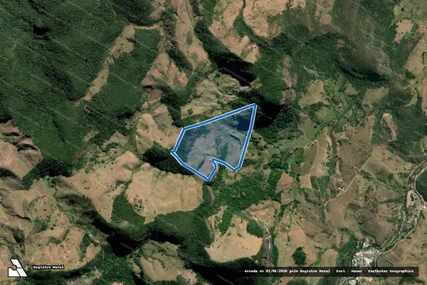 Imagem de satélite de Boa Ventura - Parte 1 em Sumidouro - RJ