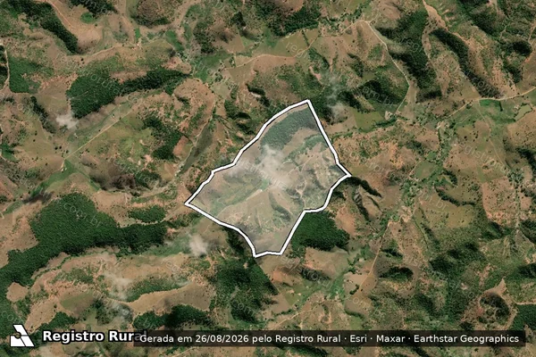 Imagem de satélite de FAZENDA CANGUSSU - Parte 1 em Nova Módica - MG