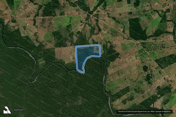 Imagem de satélite de P.A. ANTÔNIO CONSELHEIRO/Lote 988 - Parte 1 em Tangará da Serra - MT