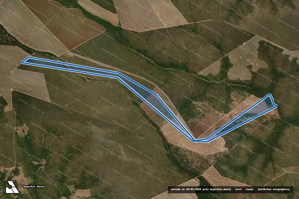 Imagem de satélite de FAZENDA SANTA BARBARA - PARCELA 02 em Balsas - MA