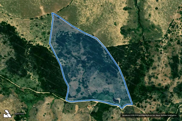 Imagem de satélite de FAZENDA SANTA HELENA 1 - GLEBA-1 em Carlos Chagas - MG
