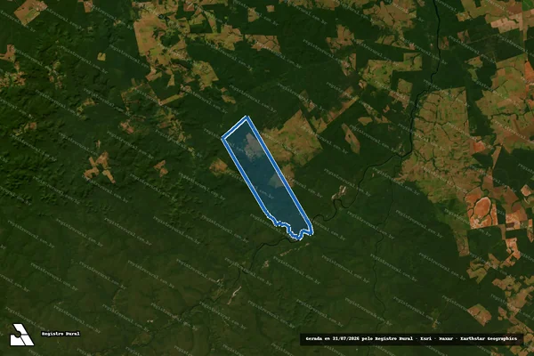 Imagem de satélite de FAZENDA AMÁLIA I - FAZENDA AMÁLIA I em Juína - MT